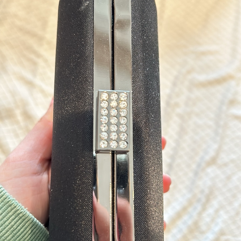 Sasha rhinestone clutch wedding black tie - Picture 2 of 2